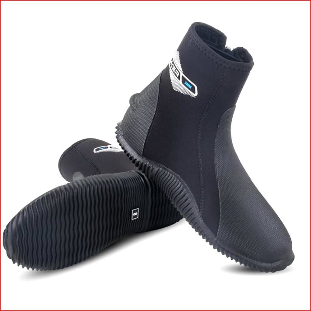 Neoprene Diving Wetsuit Boots 3mm 5mm Zipped Unisex Water Sports